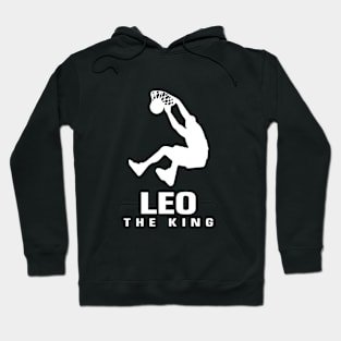 Leo Custom Player Basketball Your Name The King Hoodie